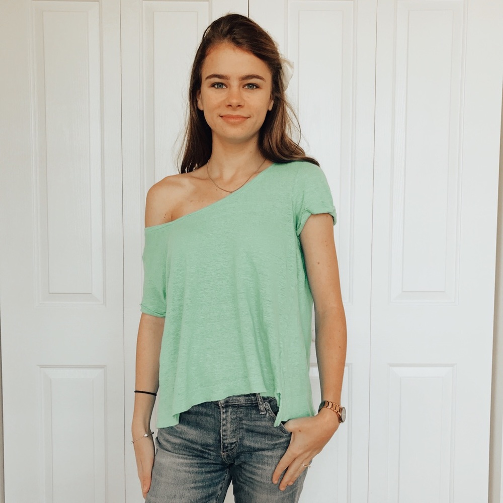 Off the shoulder shirt